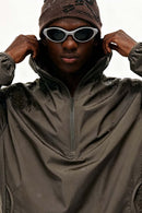 Lightweight Waterproof Winter Jacket - Brown