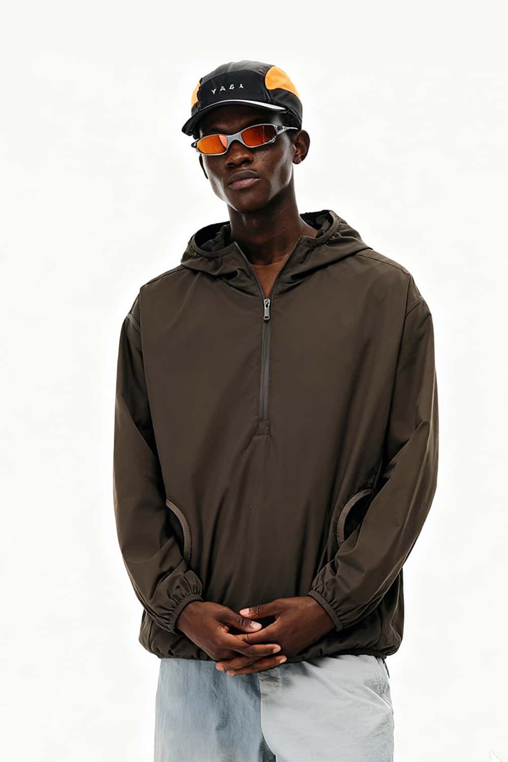 Lightweight Waterproof Winter Jacket - Brown