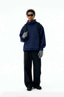 High-Stretch Heavyweight Fleece Hoodie - Eclipse Blue