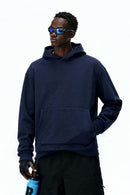 High-Stretch Heavyweight Fleece Hoodie - Eclipse Blue