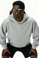 High-Stretch Heavyweight Fleece Hoodie - Stone Gray