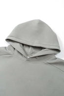 High-Stretch Heavyweight Fleece Hoodie - Stone Gray