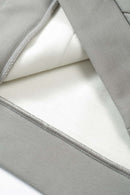 High-Stretch Heavyweight Fleece Hoodie - Stone Gray