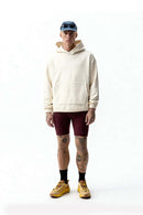 High-Stretch Heavyweight Fleece Hoodie - White