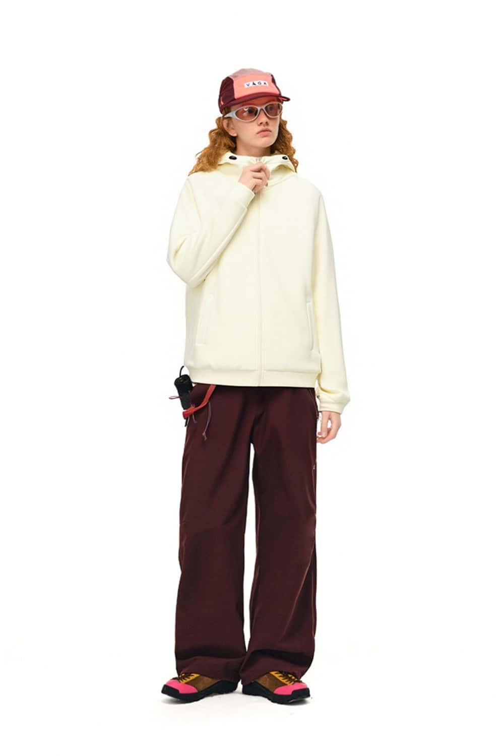 High-Stretch Windproof Hooded Jacket - White