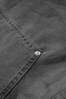 Ripple-Washed Utility Pants - Gray