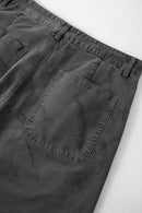 Ripple-Washed Utility Pants - Gray