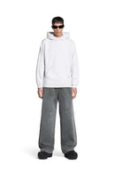 Distressed Splash-Ink Carpenter Pants - Black