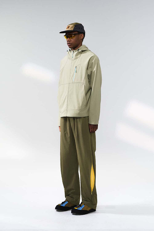 Color-Block Outdoor Hiking Pants - Olive
