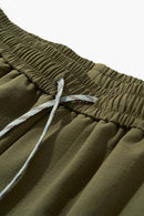 Color-Block Outdoor Hiking Pants - Olive