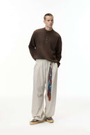 Premium Henley Long-Sleeve Thermal - Dark Brown
