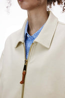 Lyocell Blend Cropped Cargo Jacket - Apricot