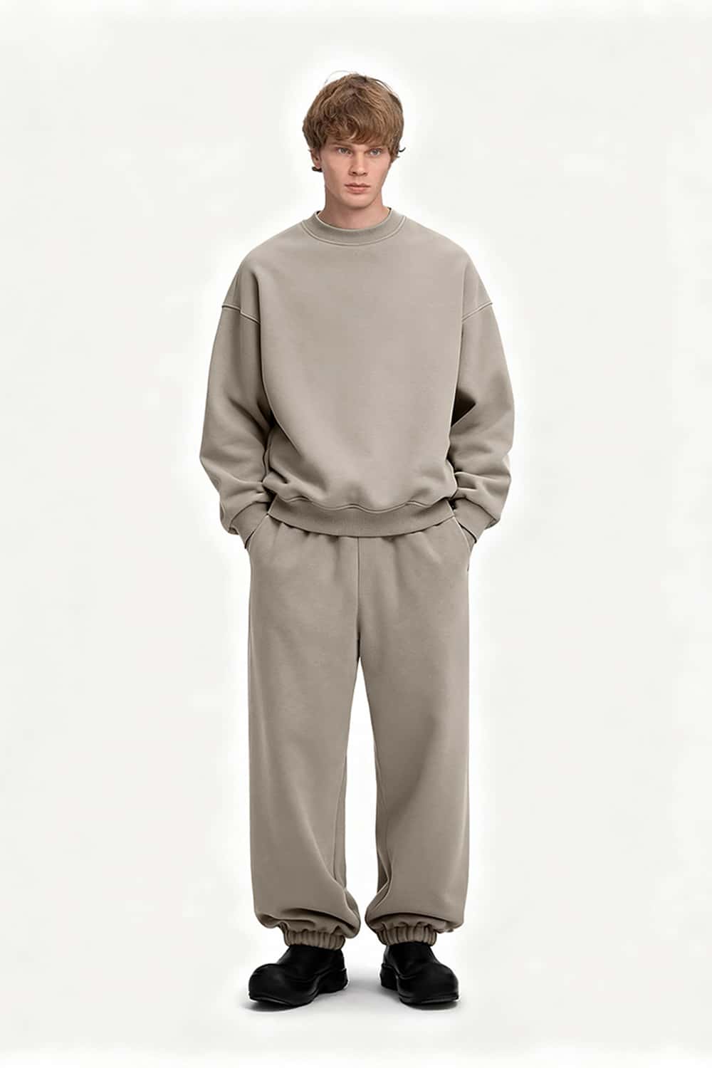 Heavyweight Fleece Jogger Sweatpants - Khaki