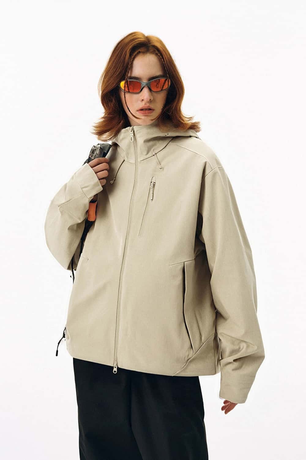 All-Weather Seamless Technical Jacket - Apricot