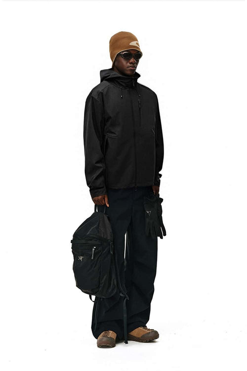 All-Weather Seamless Technical Jacket - Black