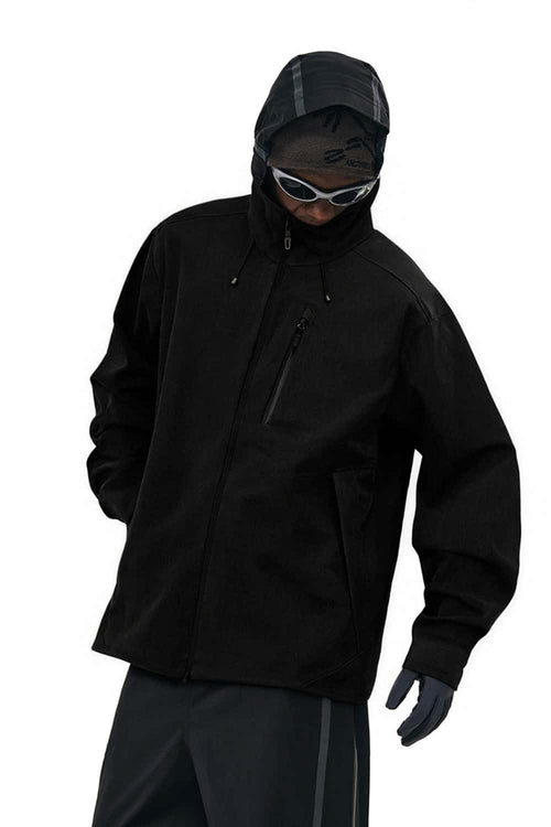 All-Weather Seamless Technical Jacket - Black