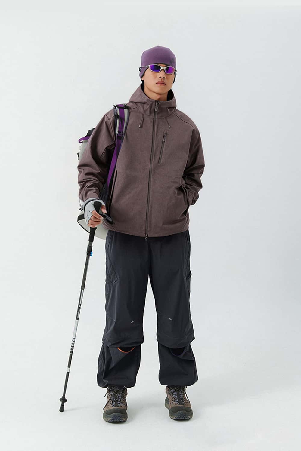 All-Weather Seamless Technical Jacket - Purple