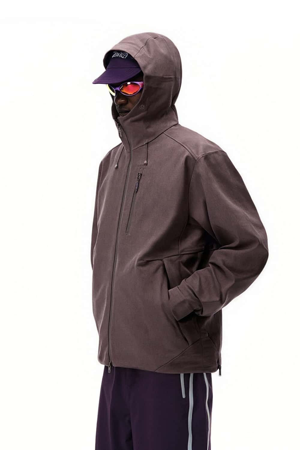 All-Weather Seamless Technical Jacket - Purple