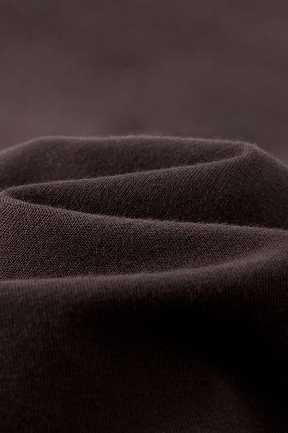 High-Stretch Tailored Cropped Tee - Coffee