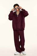 Thickened Fleece Zip-Up Hoodie - Ancora