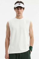 Cooling Sleeveless Active Tank Top - White