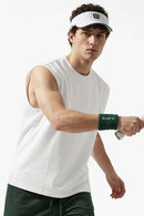 Cooling Sleeveless Active Tank Top - White