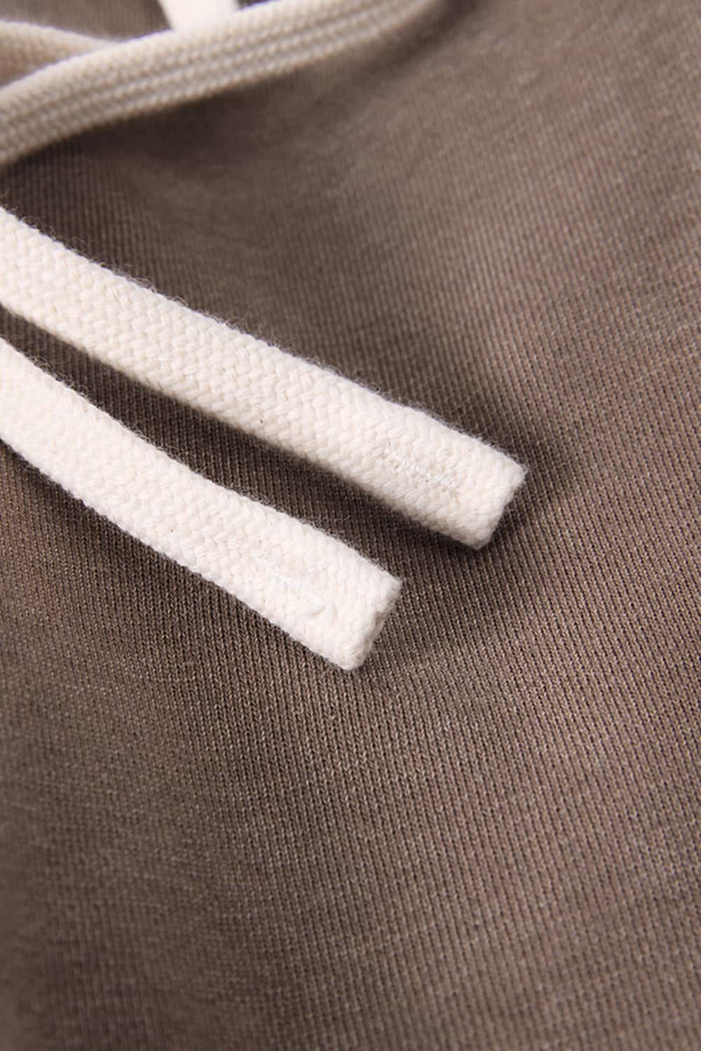 Snow-Wash Barrel Pants - Brown