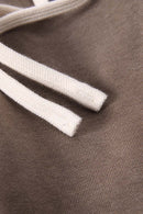 Snow-Wash Barrel Pants - Brown