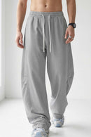 Snow-Wash Barrel Pants - Vintage Medium Gray