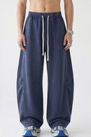 Snow-Wash Barrel Pants - Vintage Royal Blue