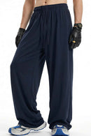 High-Stretch Relaxed Straight-Leg Trouser - Blue