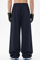 High-Stretch Relaxed Straight-Leg Trouser - Blue