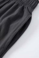 High-Stretch Relaxed Straight-Leg Trouser - Charcoal