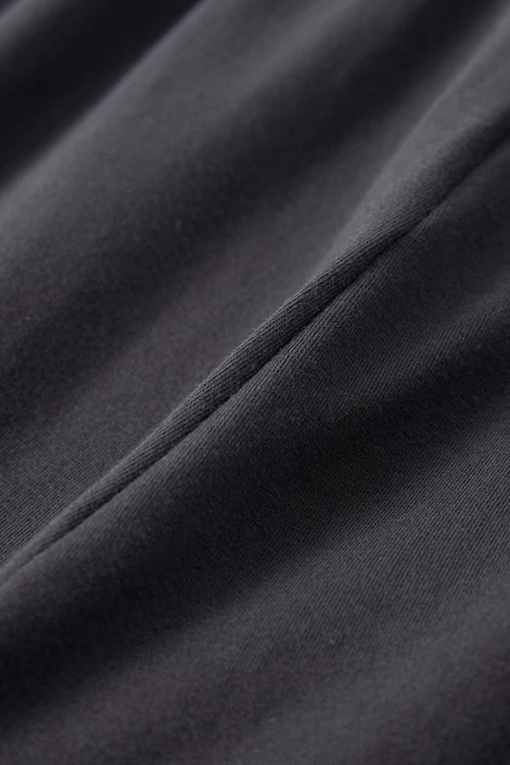 High-Stretch Relaxed Straight-Leg Trouser - Charcoal