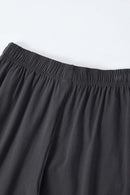 High-Stretch Relaxed Straight-Leg Trouser - Charcoal