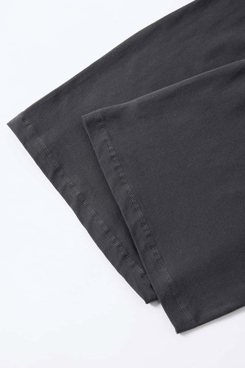 High-Stretch Relaxed Straight-Leg Trouser - Charcoal