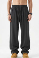 High-Stretch Relaxed Straight-Leg Trouser - Charcoal