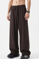 High-Stretch Relaxed Straight-Leg Trouser - Coffee
