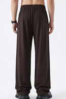 High-Stretch Relaxed Straight-Leg Trouser - Coffee