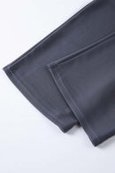 Relaxed Straight-Leg Drawstring Trouser - Dark Gray
