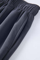 Relaxed Straight-Leg Drawstring Trouser - Dark Gray