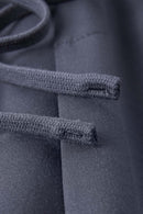 Relaxed Straight-Leg Drawstring Trouser - Dark Gray