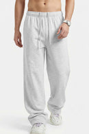 Relaxed Straight-Leg Drawstring Trouser - Oat Gray