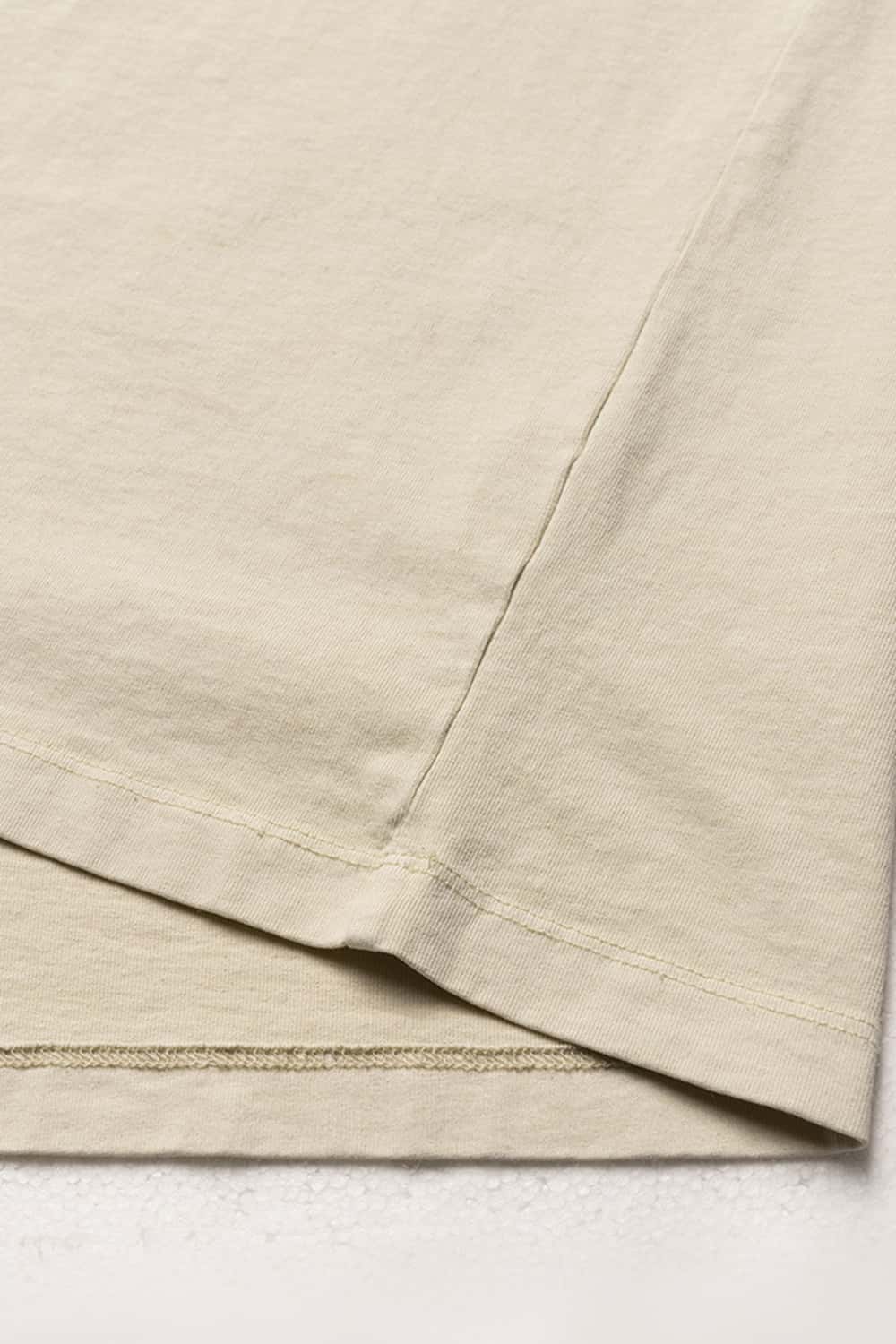 Distressed Eye Graphic Boxy Tee - Gray Apricot