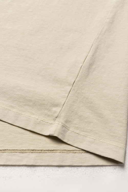 Distressed Eye Graphic Boxy Tee - Gray Apricot
