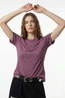 Lightweight Quick-Dry Active Tee - Grape Purple