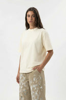 3D Tailored Loose Fit Utility Tee - Yellow