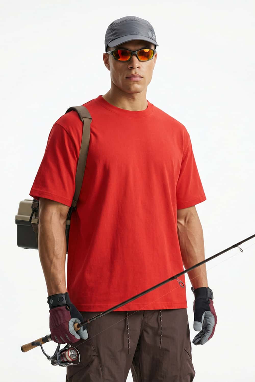 Cooling-Touch Performance Stretch Tee - Red