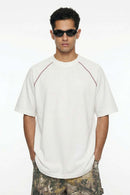 Sport Contrast Raglan Cooling Tee - White
