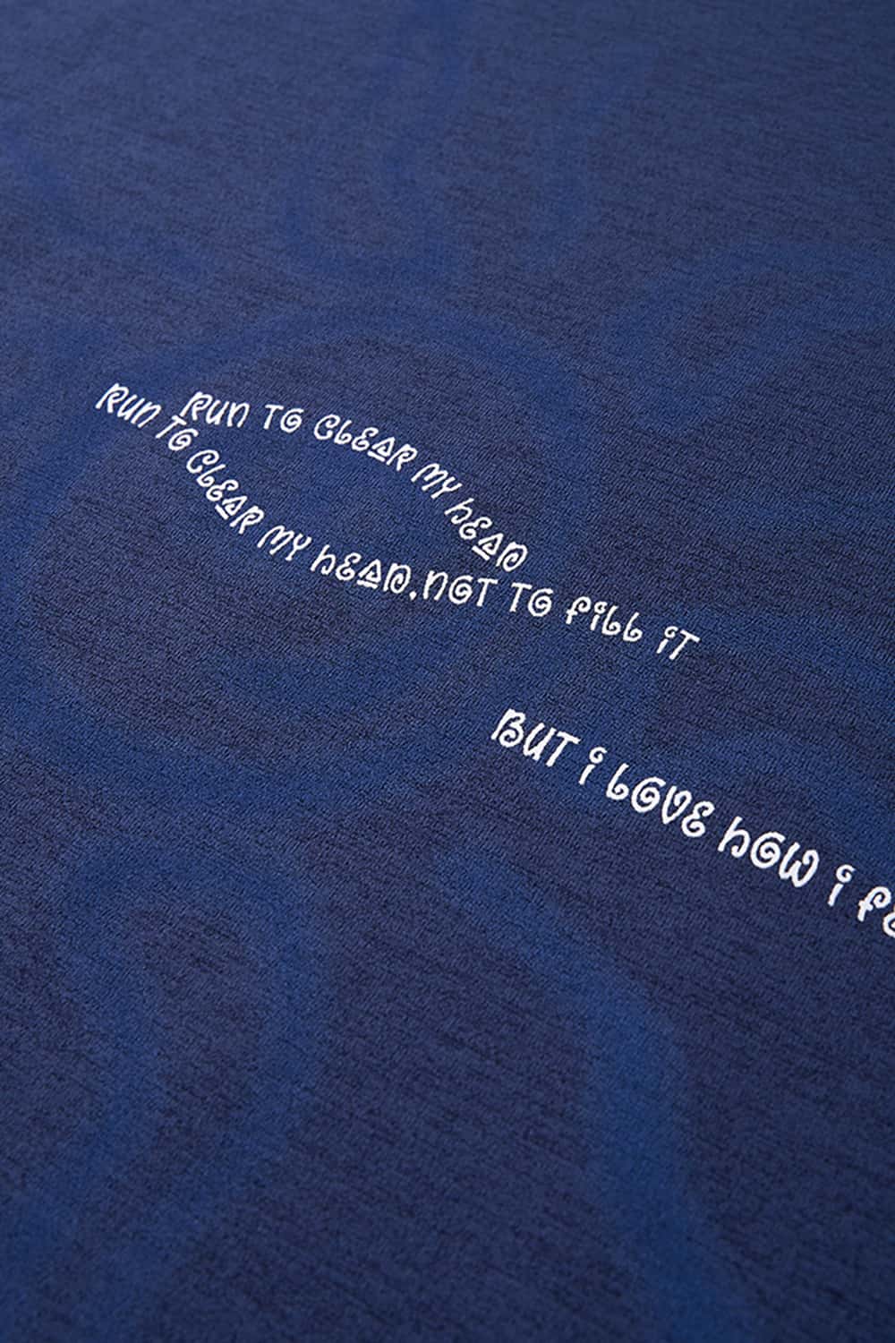 Contrast Raglan Graphic Street Tee - Blue